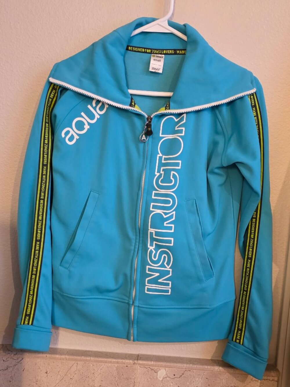 Aqua Zumba "vintage" Instructor Jacket, NWOT